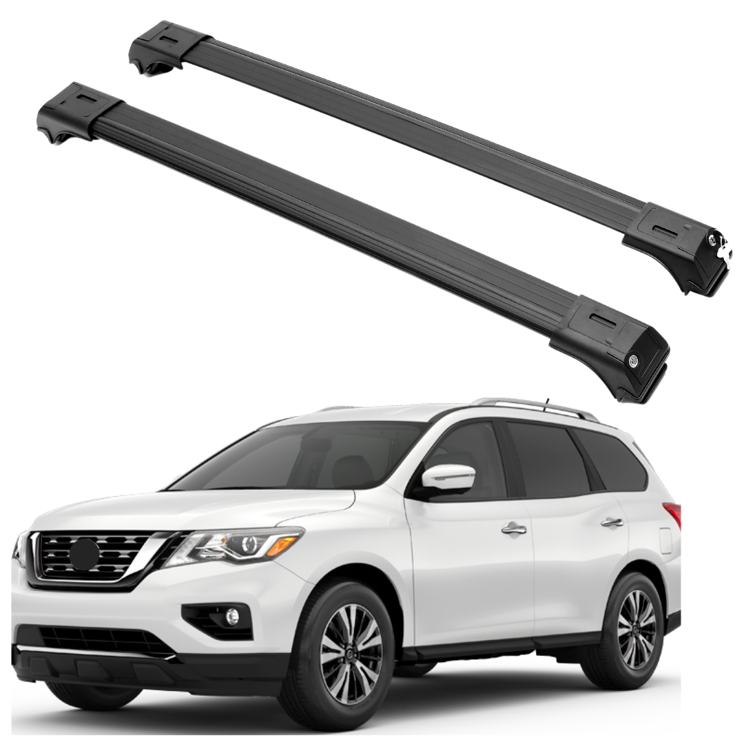 ERKUL Roof Rack Cross Bars for Nissan Pathfinder 2013-2021 - Silver