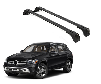 Fits Mercedes-Benz GLC300 2016-2022 2PCS Roof Rack Cross Bars 165 LBS