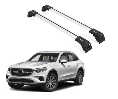 Fits Mercedes-Benz GLC300 2023-2026 2PCS Roof Rack Cross Bars 165 LBS