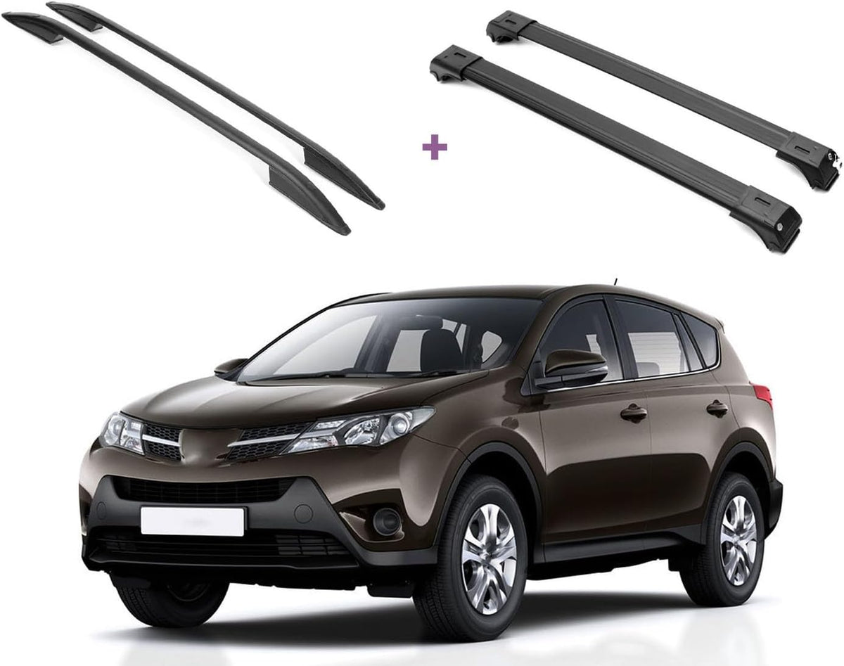 ERKUL Roof Rack Crossbars For TOYOTA RAV4 2013-2018
