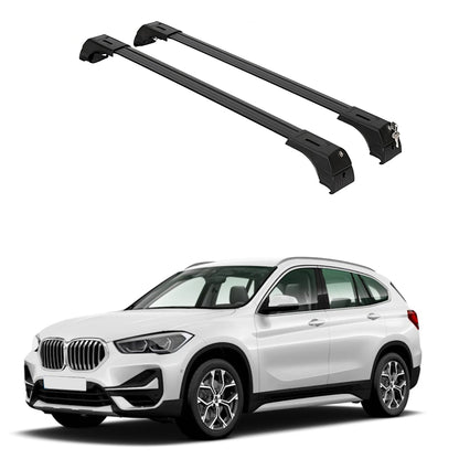 Fits BMW X1 2023-2026 with Factory Rails 2PCS Roof Rack Cross Bars 165 LBS