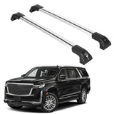 Erkul Roofrack Crossbars Fit Cadillac Escalade ESV 2021-2024 Metal Mounts Silver