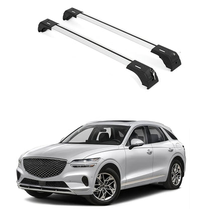Fits Genesis GV70 2022-2026 with Factory Rails 2PCS Roof Rack Cross Bars 165 LBS