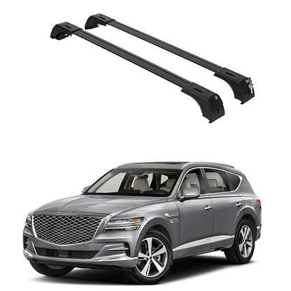 Fits Genesis GV80 2021-2026 with Factory Rails 2PCS Roof Rack Cross Bars 165 LBS