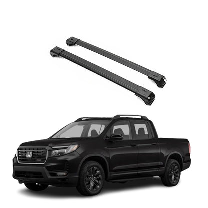 ERKUL Roof Rack Cross Bar Fit Honda Ridgeline 2017-2026 Fits Raised Rails Black