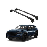 ERKUL Roof Rack Cross Bars for Mazda CX-50 2023-2024 | Aluminum Crossbars with Anti Theft Lock for Rooftop | Compatible with Flush Rails - Black