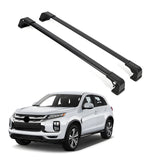 ERKUL Roof Rack Cross Bars for 2011-2024 Mitsubishi Outlander Sport | Aluminum Crossbars with Anti Theft Lock for Rooftop | Compatible with Fixed Points Roofs - Black