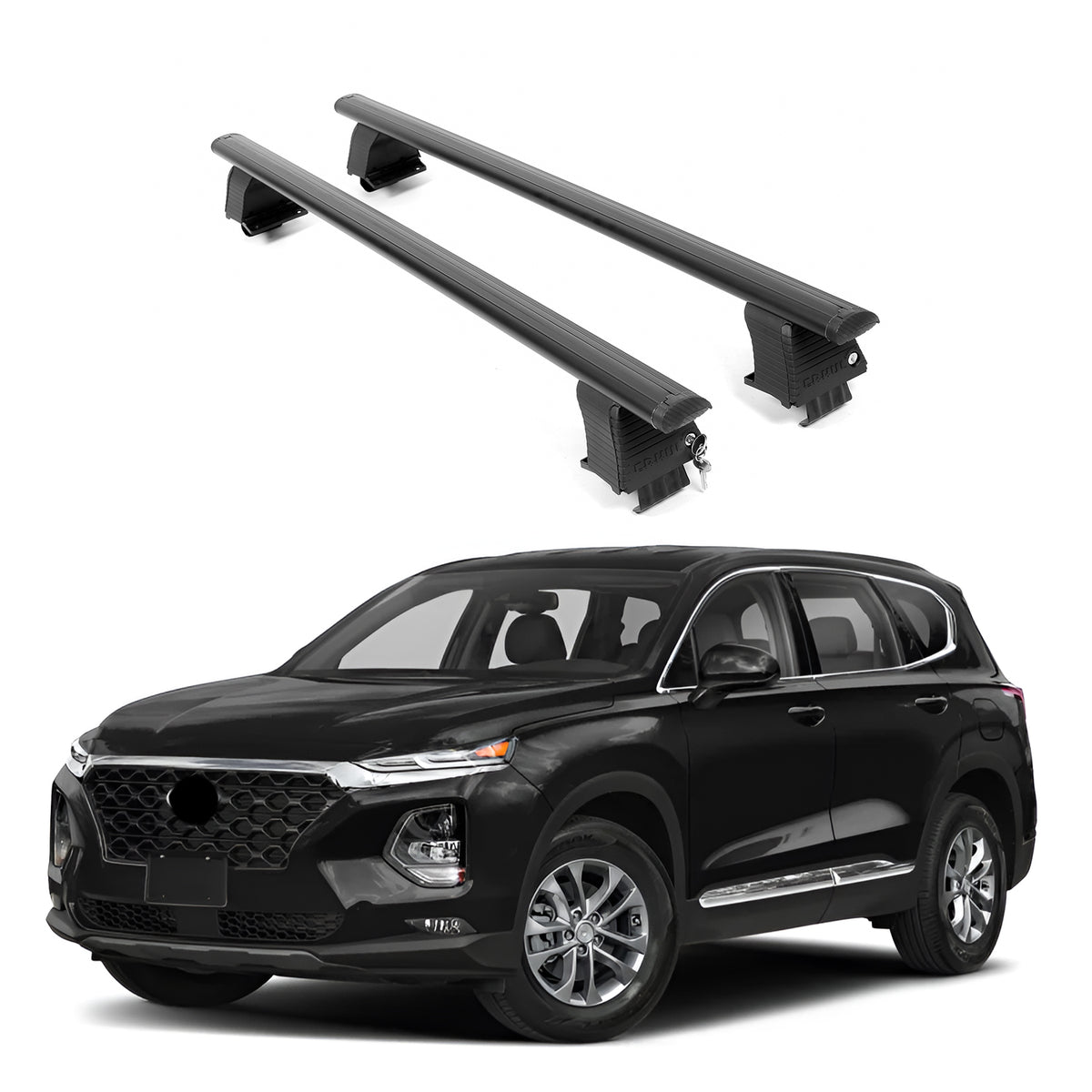 ERKUL Roof Rack Crossbars For HYUNDAI SANTA FE 2019-2023