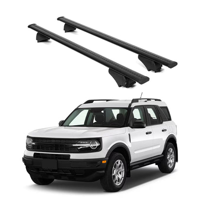 ERKUL Roof Rack Crossbars for Ford Bronco Sport 2021-2025 for Raised Rails-Black