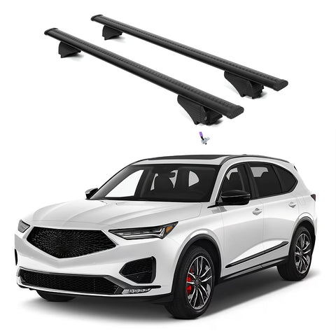 ERKUL Roof Rack Cross Bars for Acura MDX 2022-2025 with Flush Rails - Black