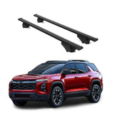 ERKUL Roof Rack Cross Bars for Chevrolet Chevy Equinox 2025 | Aluminum Crossbars with Anti Theft Lock for Rooftop | Compatible with Raised Rails   - Black