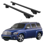 ERKUL Roof Rack Cross Bars for Chevrolet Chevy HHR 2006 2011 | Aluminum Crossbars with Anti Theft Lock for Rooftop | Compatible with Raised Rails   - Black