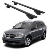 ERKUL Roof Rack Cross Bars for Dodge Journey 2013 2020 | Aluminum Crossbars with Anti Theft Lock for Rooftop | Compatible with Raised Rails   - Black