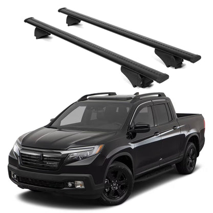 ERKUL Roof Rack Cross Bars for Honda Ridgeline 2017-2025 for Raised Rails-Black