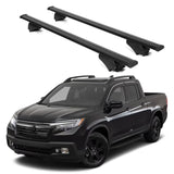 ERKUL Roof Rack Cross Bars for Honda Ridgeline 2017 2024 | Aluminum Crossbars with Anti Theft Lock for Rooftop | Compatible with Raised Rails   - Black