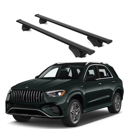 ERKUL Roof Rack Cross Bars for Mercedes Benz GLE (V167) 2019-2025 - Black