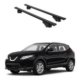 ERKUL Roof Rack Cross Bars for Nissan Rogue Sport 2017 2022 | Aluminum Crossbars with Anti Theft Lock for Rooftop | Compatible with Raised Rails   - Black