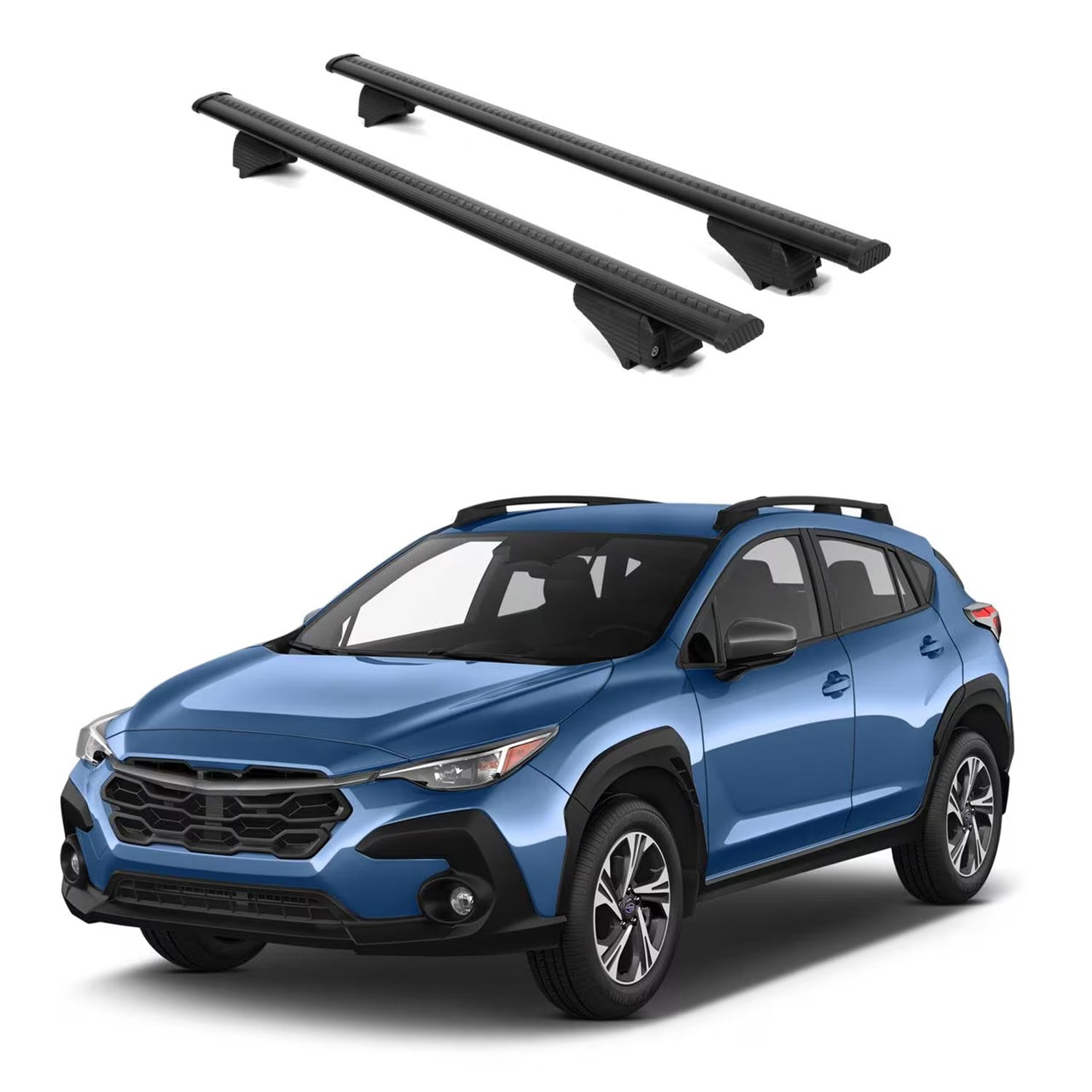 ERKUL Roof Rack Cross Bars for Subaru Crosstrek 2024-25 for Raised Rails - Black