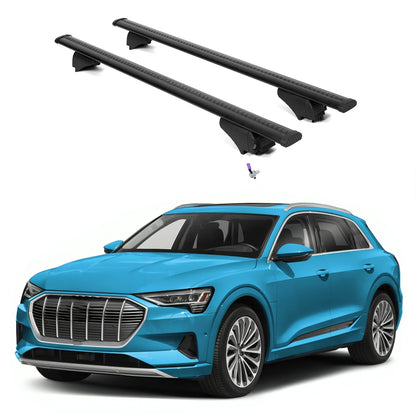 ERKUL Roof Rack Cross Bars for Audi e-tron 2019-2023  - Black