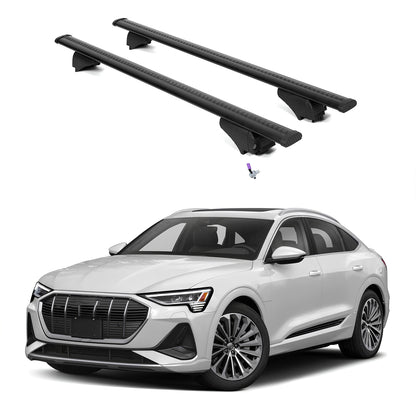 ERKUL Roof Rack Cross Bars for Audi e-tron Sportback 2020-2023  - Black