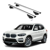 ERKUL Roof Rack Cross Bars for BMW X3 G01 2018-2025 with Flush Rails - Silver