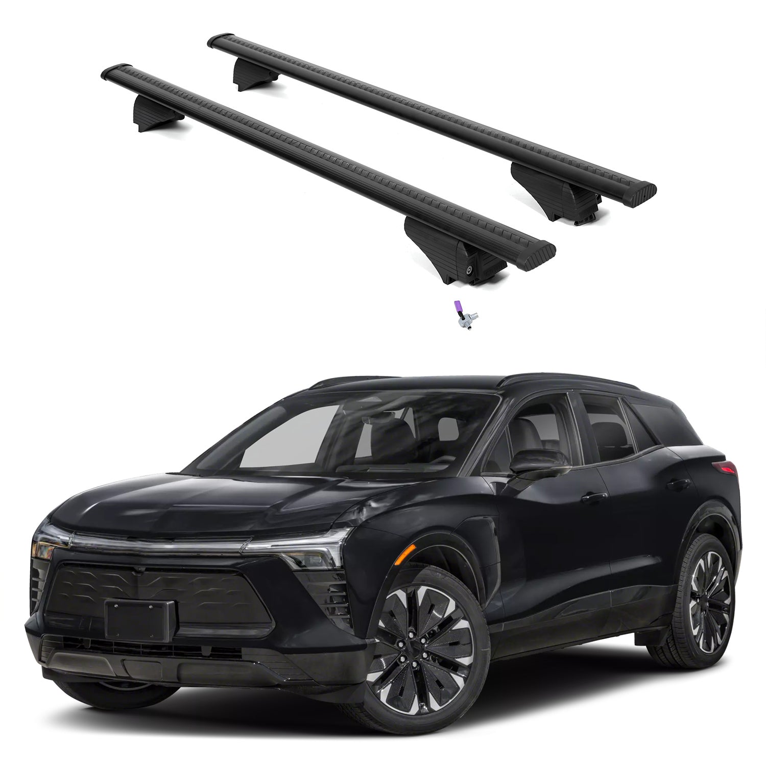 ERKUL Roof Rack Cross Bars for Chevrolet Chevy Blazer EV 2024-2025 - Black