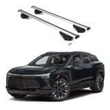 ERKUL Roof Rack Cross Bars for Chevrolet Chevy Blazer EV 2024-2025 | Aluminum Crossbars with Anti Theft Lock for Rooftop | Compatible with Flush Rails - Silver