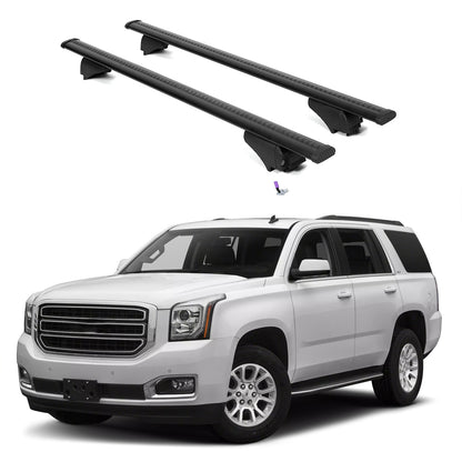 ERKUL Roof Rack Cross Bars for GMC Yukon, Yukon XL 2015-2020  - Black