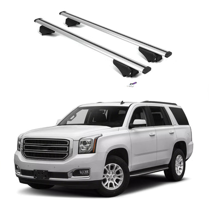 ERKUL Roof Rack Cross Bars for GMC Yukon, Yukon XL 2015-2020  - Silver