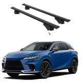 ERKUL Roof Rack Cross Bars for Lexus RX 2023-2025 with Flush Rails - Black