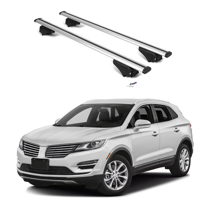 ERKUL Roof Rack Cross Bars for Lincoln MKC 2015-2019  - Silver