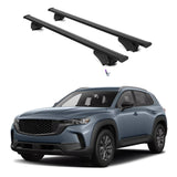 ERKUL Roof Rack Cross Bars for Mazda CX-50 CX50 2023-2024 | Aluminum Crossbars with Anti Theft Lock for Rooftop | Compatible with Flush Rails - Black