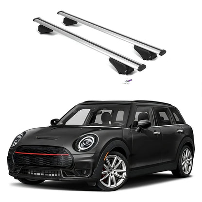 ERKUL Roof Rack Cross Bars for Mini Cooper Clubman 2016-2024  - Silver