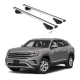 ERKUL Roof Rack Cross Bars for Volkswagen Atlas Cross Sport 2020-2025 - Silver