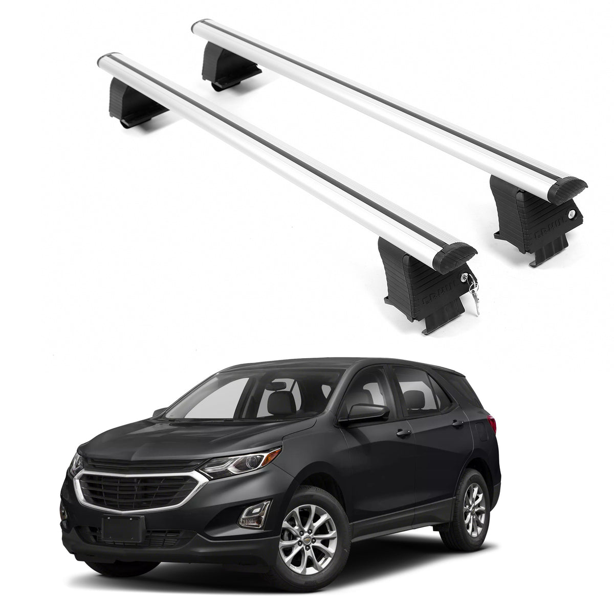 ERKUL Roof Rack Crossbars For CHEVROLET EQUINOX 2018-2024