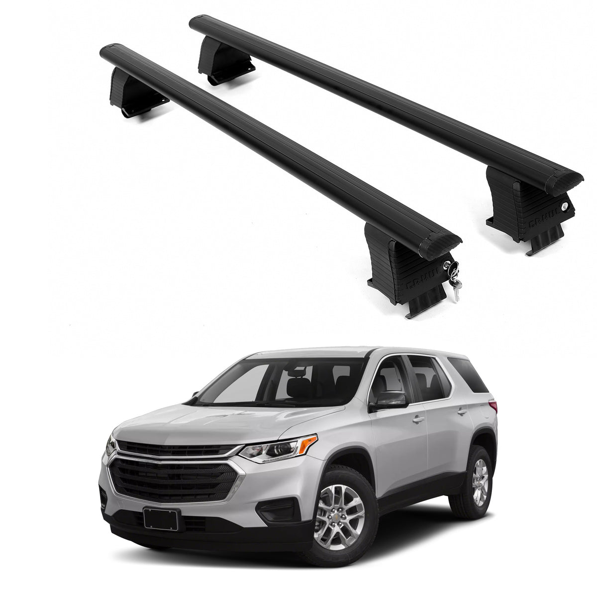 ERKUL Roof Rack Crossbars For CHEVROLET TRAVERSE 2018-2023