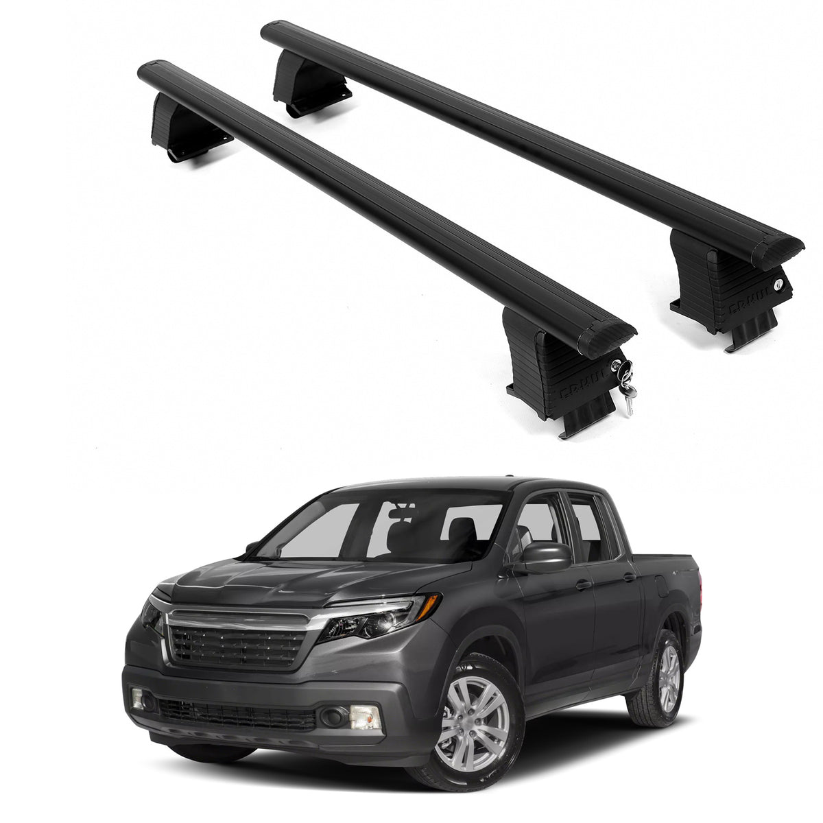 ERKUL Roof Rack Crossbars For HONDA RIDGELINE 2017-2026