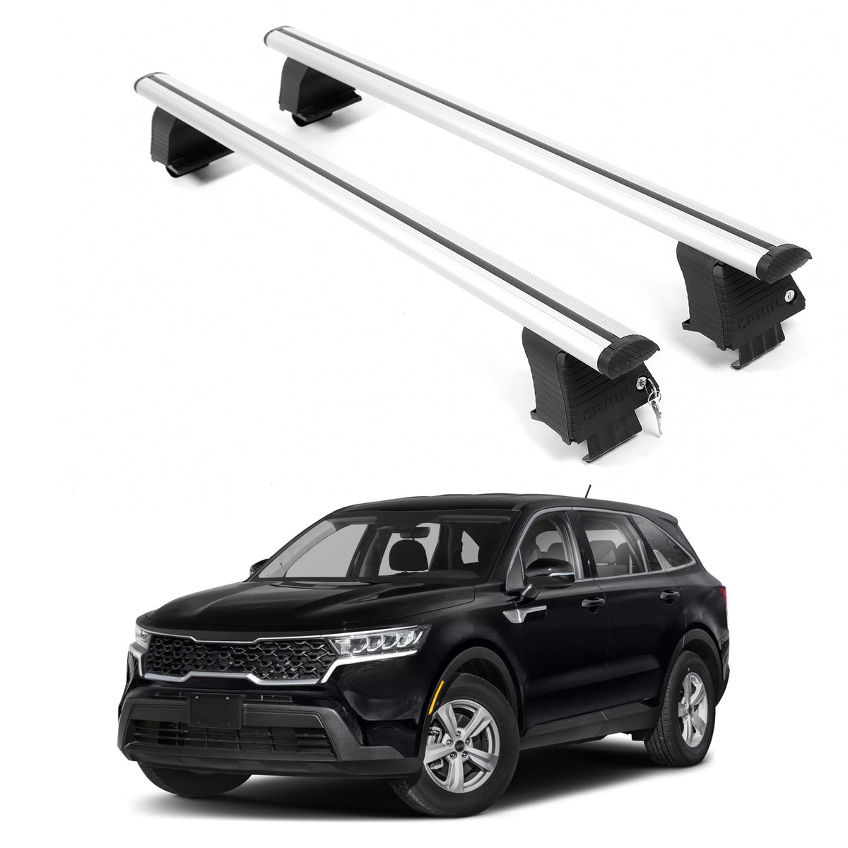 ERKUL Roof Rack Crossbars For KIA SORENTO 2021-2026