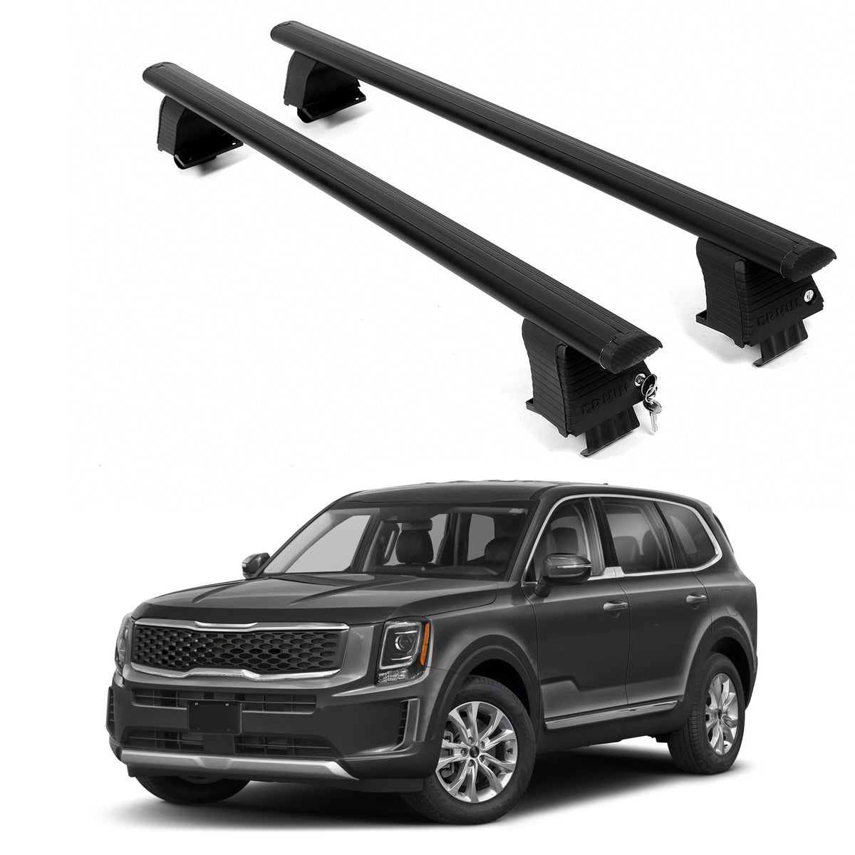 ERKUL Roof Rack Crossbars For KIA TELLURIDE 2020-2025