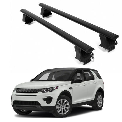 ERKUL Roof Rack Crossbars For LAND ROVER DISCOVERY SPORT 2015-2026 Naked Roof Aluminum Black