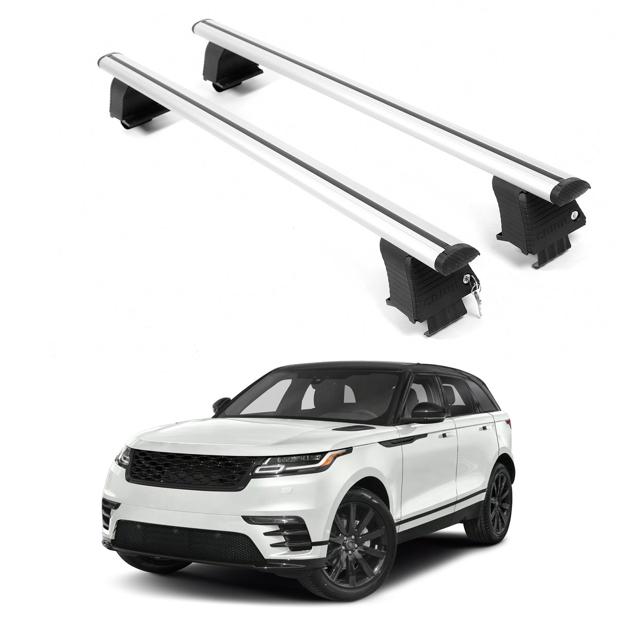 ERKUL Roof Rack Crossbars For LAND ROVER RANGE ROVER VELAR 2018-2026