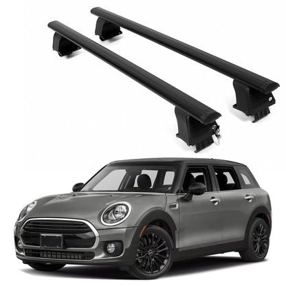 ERKUL Roof Rack Crossbars For MINI Cooper Clubman 2016-2024 Naked Roof Aluminum Black