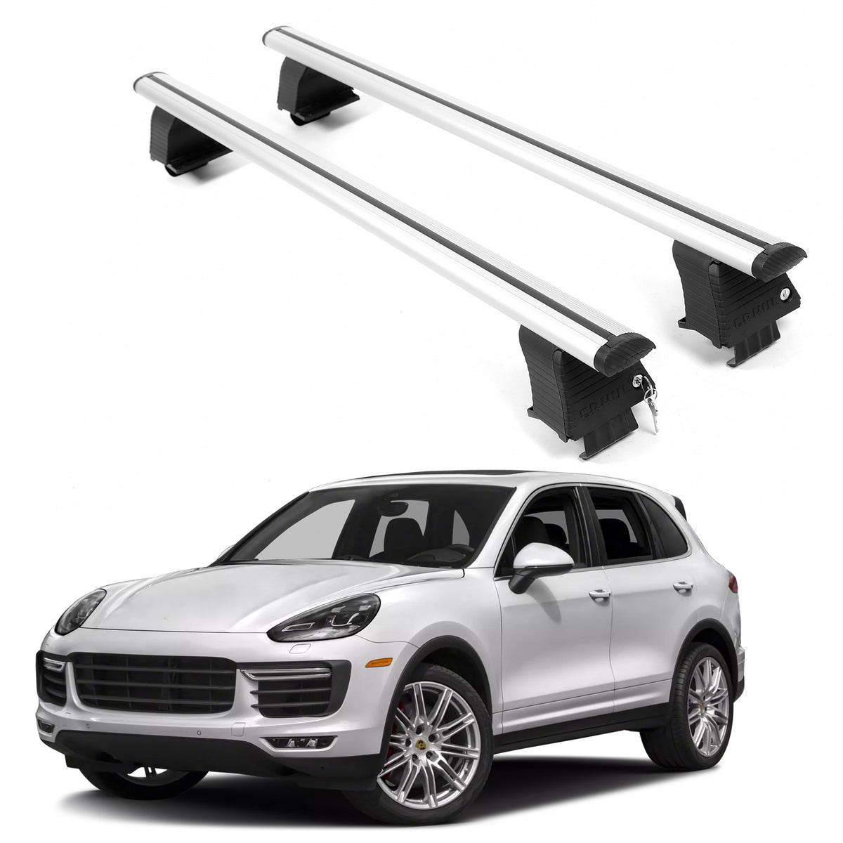 ERKUL Roof Rack Crossbars For PORSCHE CAYENNE 2011-2018