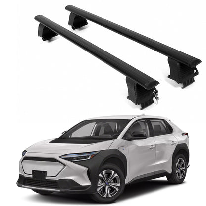 ERKUL Roof Rack Crossbars For SUBARU SOLTERRA 2023-2026 Naked Roof Aluminum Black