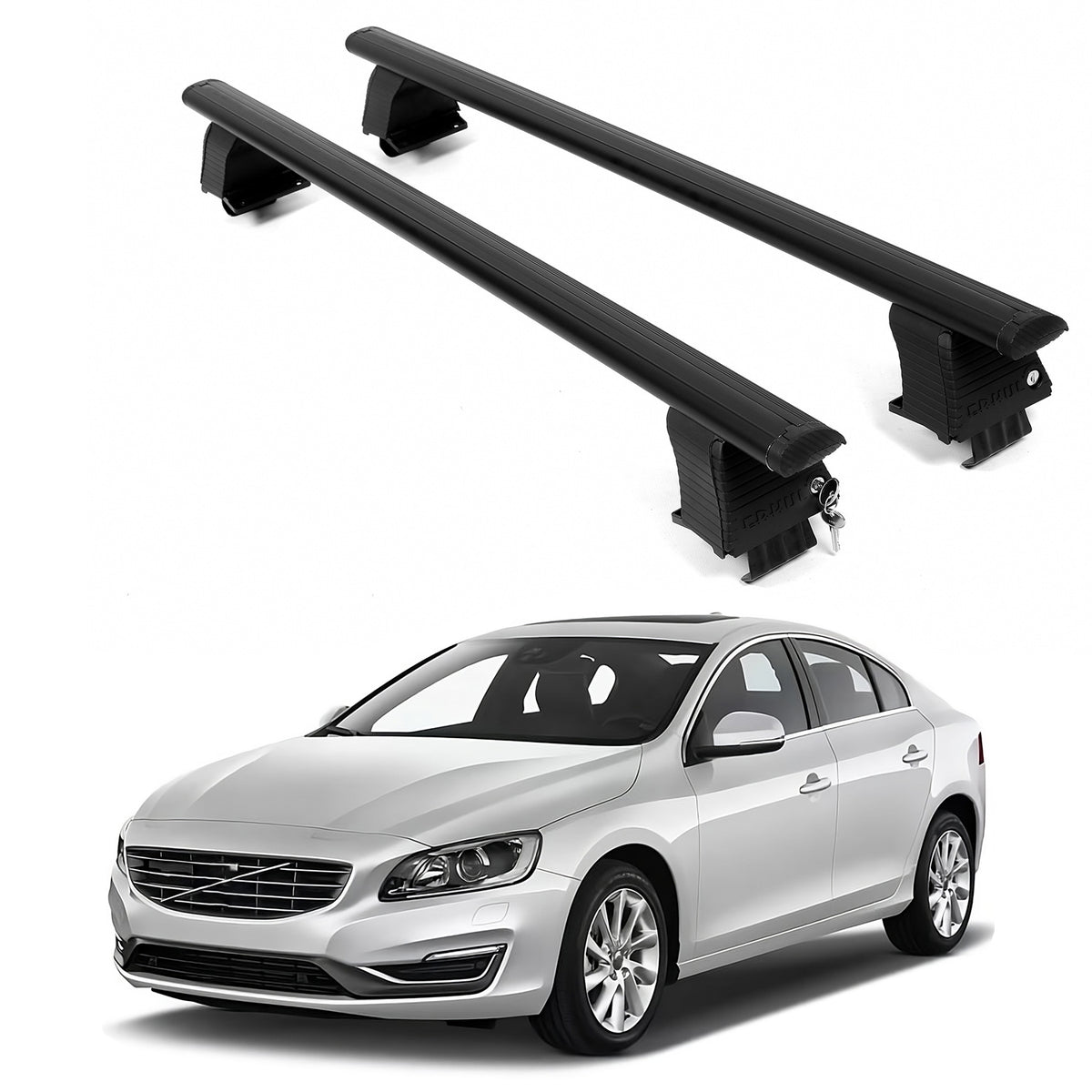 ERKUL Roof Rack Crossbars For VOLVO V60 2015-2018