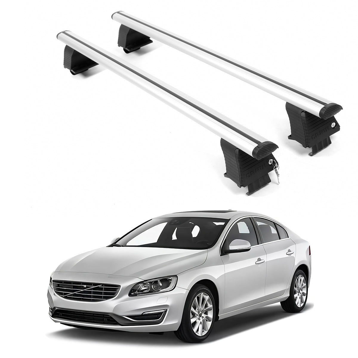 ERKUL Roof Rack Crossbars For VOLVO V60 2015-2018