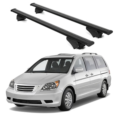 ERKUL Roof Rack Cross Bars for Honda Odyssey 2005-2010 for Raised Rails - Black