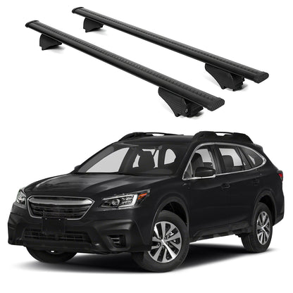ERKUL Roof Rack Cross Bars for Subaru Outback 2020-2025 for Raised Rails - Black