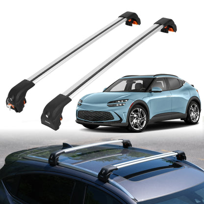 Heavy Duty Roof Rack Crossbars for Genesis GV60 2023-2025 w/ Flush Rails