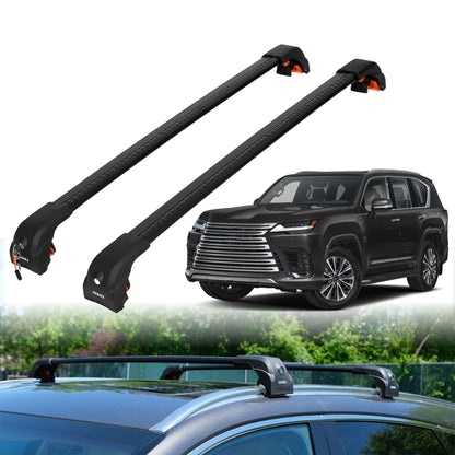 Premium Quality 220 lb Load Rating Roof Rack Crossbars for Lexus LX600 2022-2025